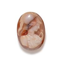 A Neoclassical Sardonyx Cameo with the Goddess Athena