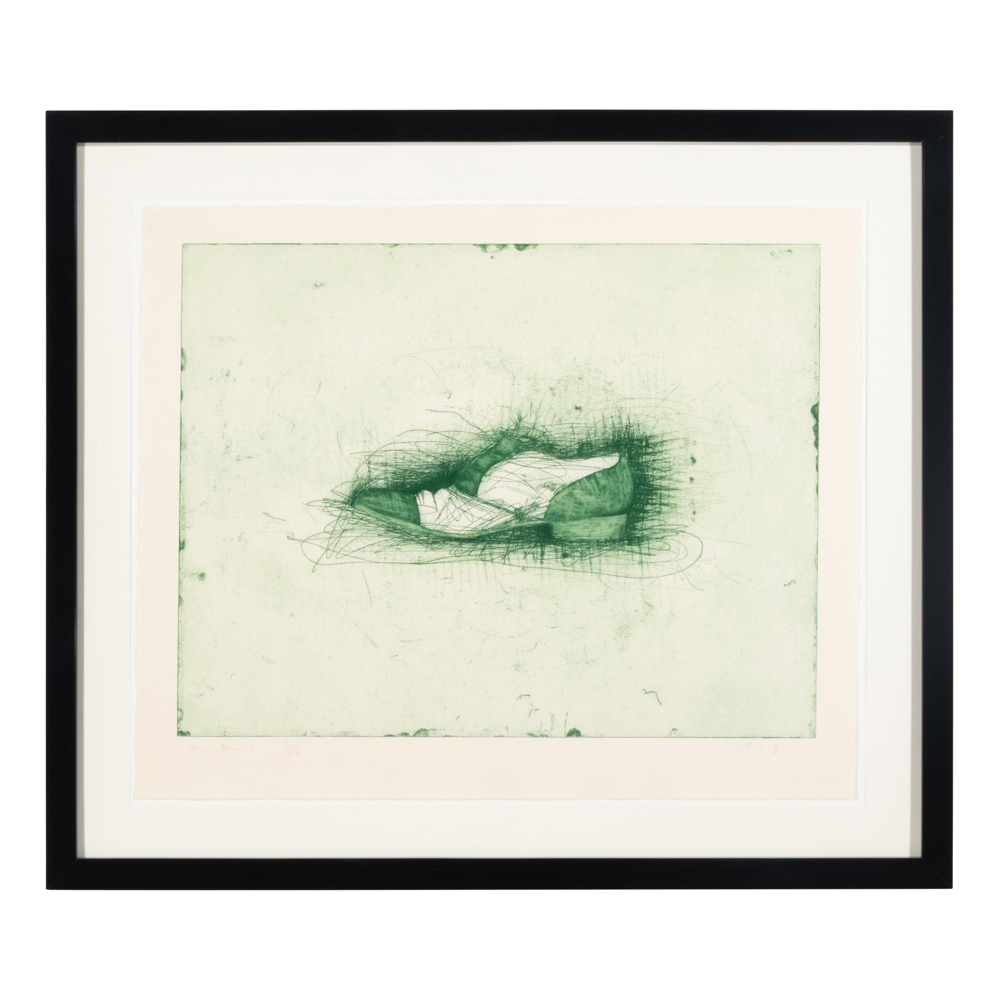 Jim Dine (American, b. 1935) — Shoe (second state), 1973