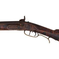 Half Stock Percussion Rifle by Henry Leman