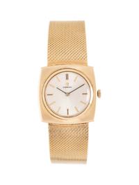OMEGA, 14K YELLOW GOLD WRISTWATCH