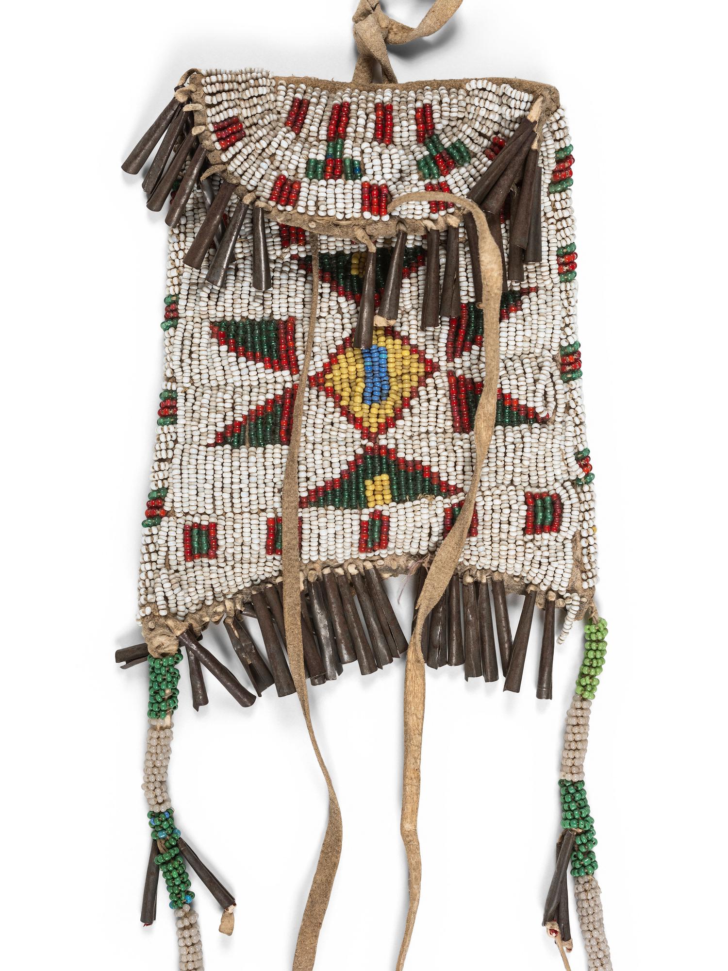 Pair of Northern Plains Beaded Strike-A-Light Bags