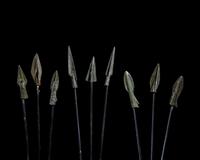 Ten Greek and Near Eastern Bronze Spearheads