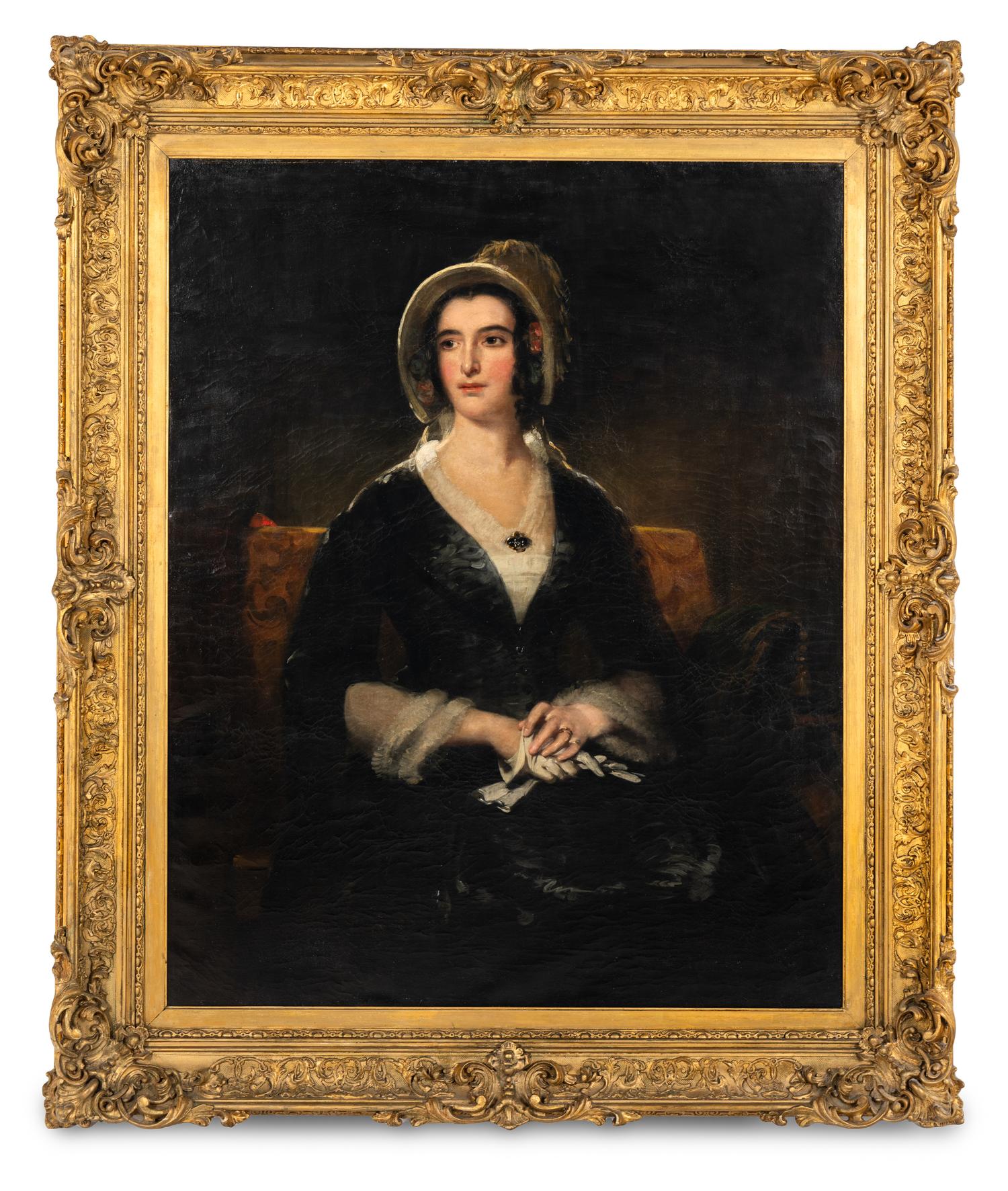 Portrait of Elizabeth Mack, also known as Mrs. Thomas Henderson, of Press Castle, Edinburgh