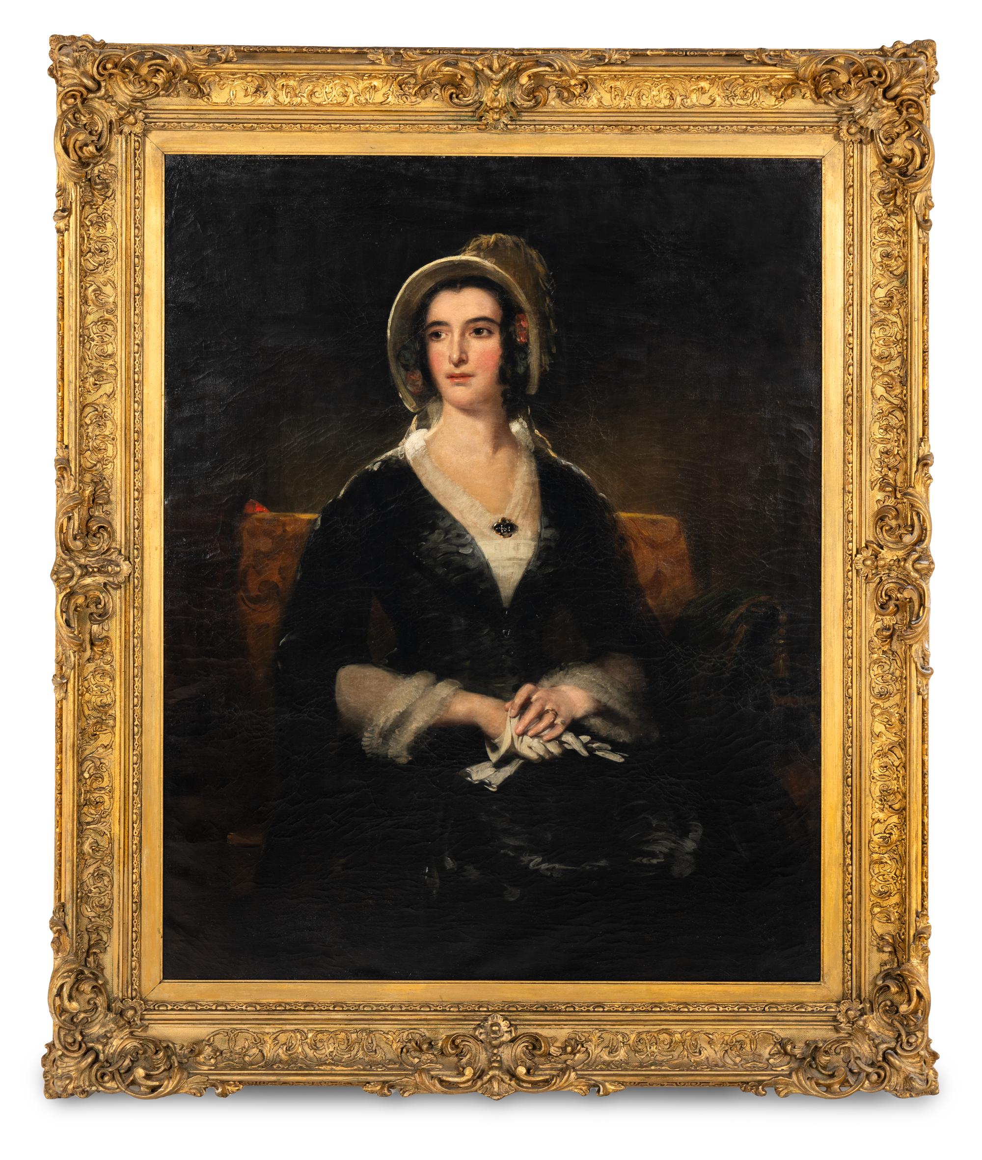 Portrait of Elizabeth Mack, also known as Mrs. Thomas Henderson, of Press Castle, Edinburgh