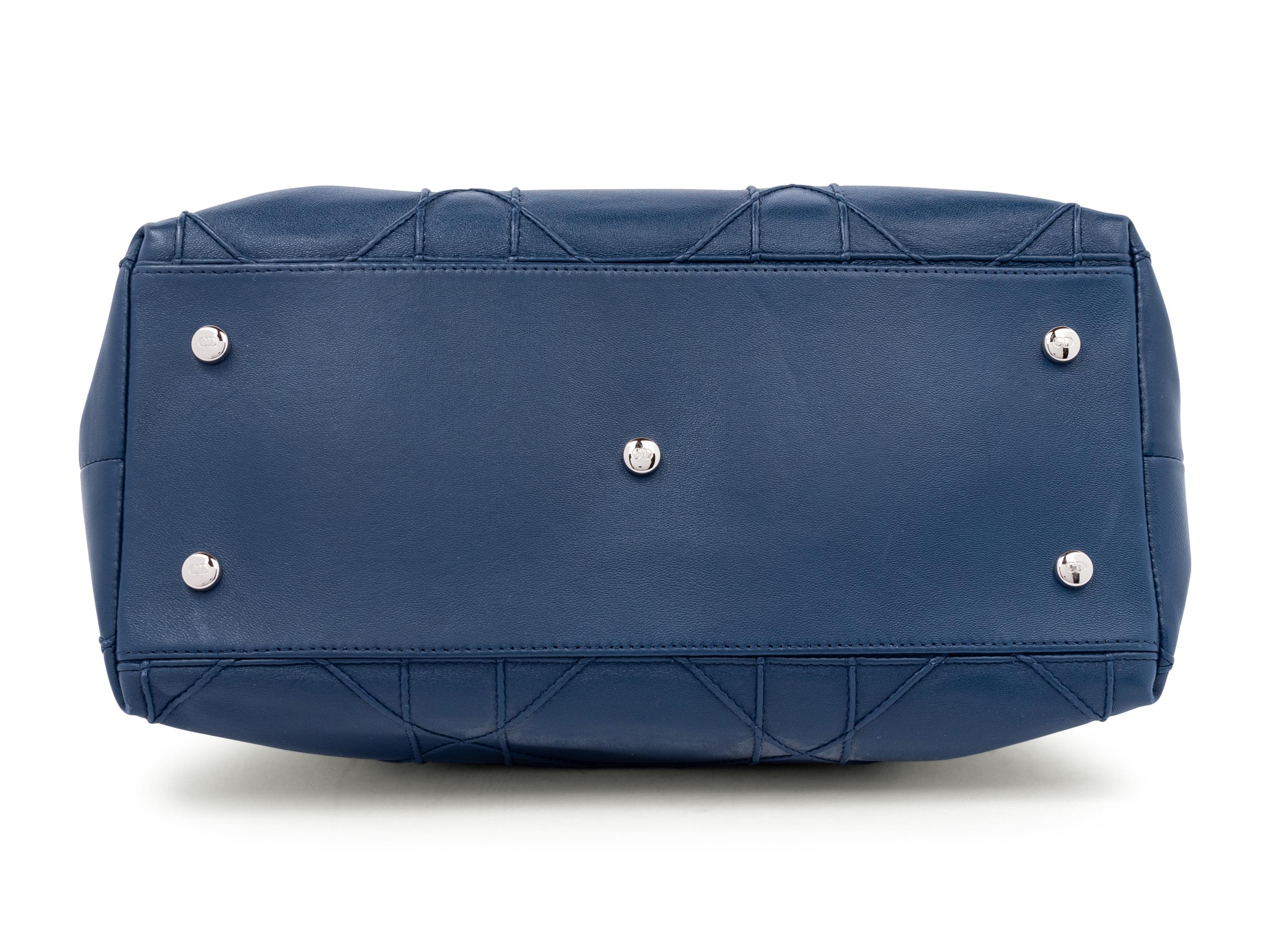 Christian Dior Blue Leather Granville Bag, 2011