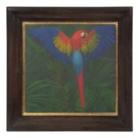 Scarlett Macaw with Plants, 1997
