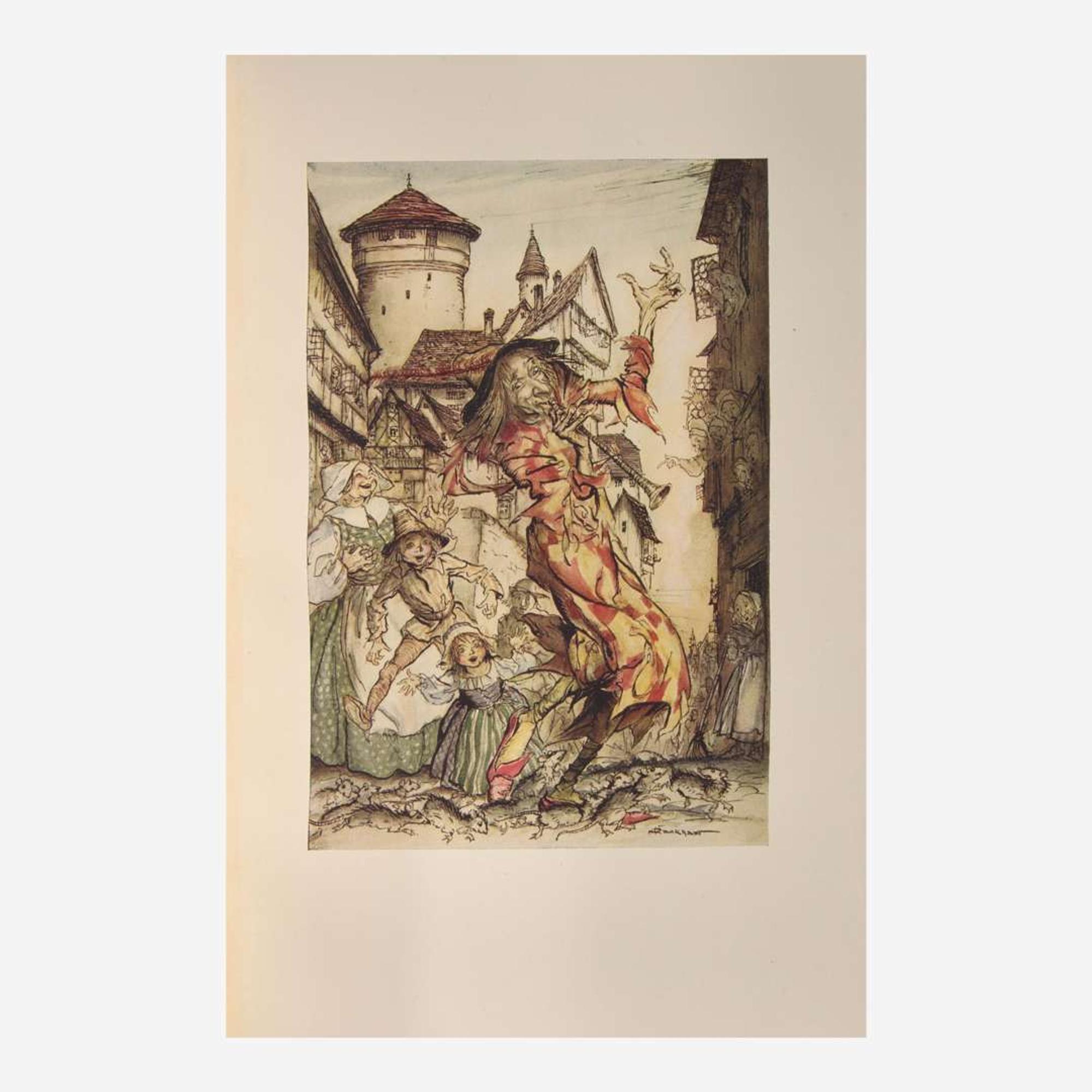 [Children's & Illustrated] [Rackham, Arthur] Browning, Robert The Pied Piper of Hamelin