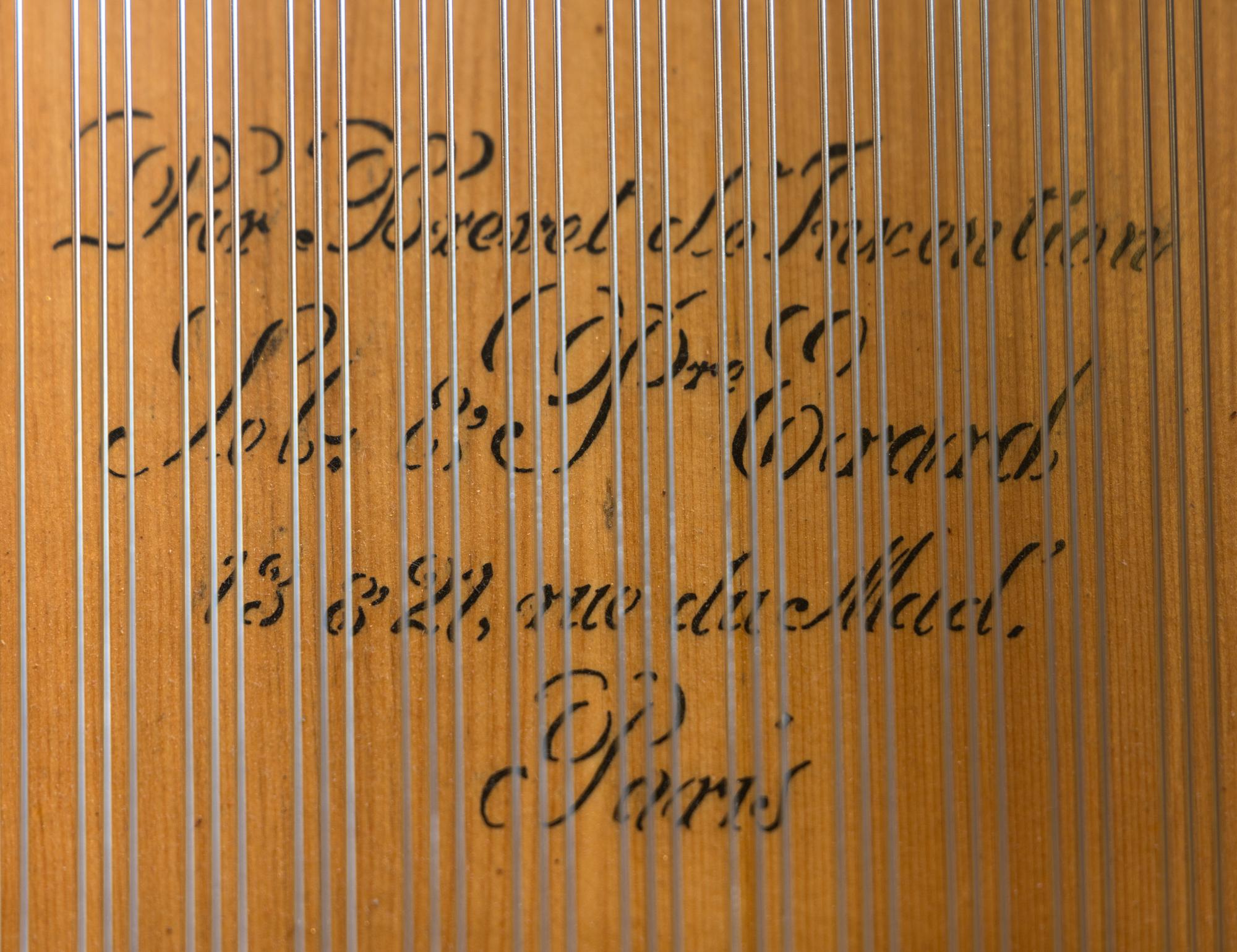 An Empire Style Kingwood, Giltwood and Painted Art Case Piano