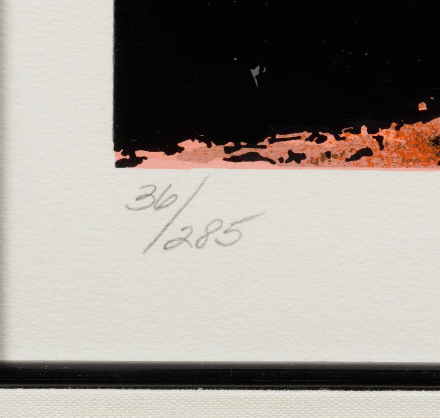 A 1995 Babe Ruth LeRoy Neiman Signed Serigraph,