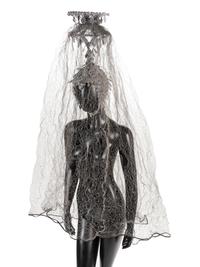 Paco Rabanne Headdress with Wire Veil