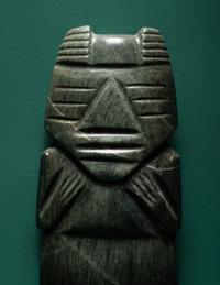 A Costa Rican Jade Axe-God Pendant