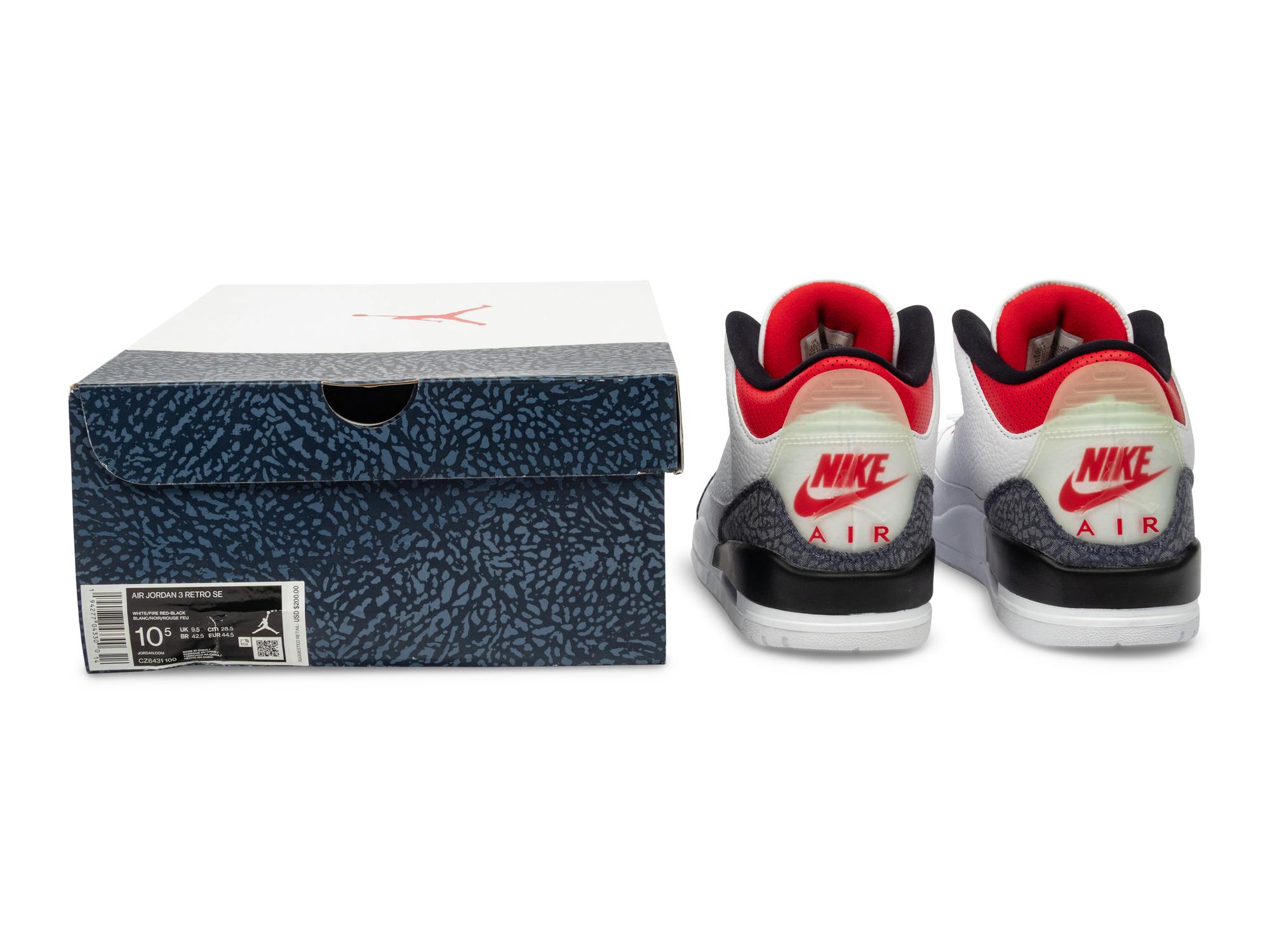 Jordan 3 Retro Denim SE Fire Red (DS)