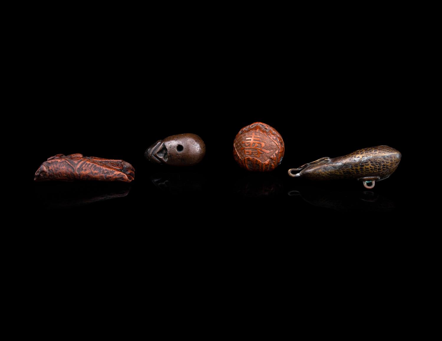 Four Japanese Netsuke