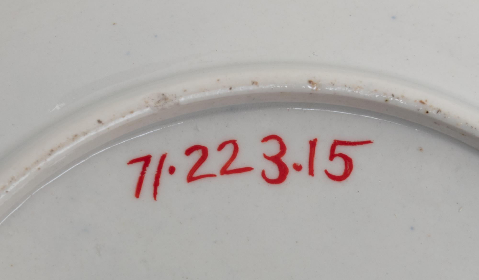 A Group of Three Dr. Wall-Era Royal Worcester Porcelain Tea Articles