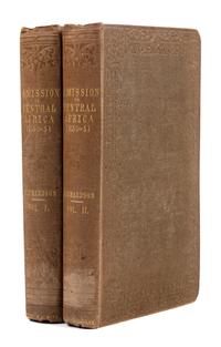 RICHARDSON, James (1806-1851). Narrative of a Mission to Central Africa, performed in the years 1850-51. London: Chapman & Hall, 1853.