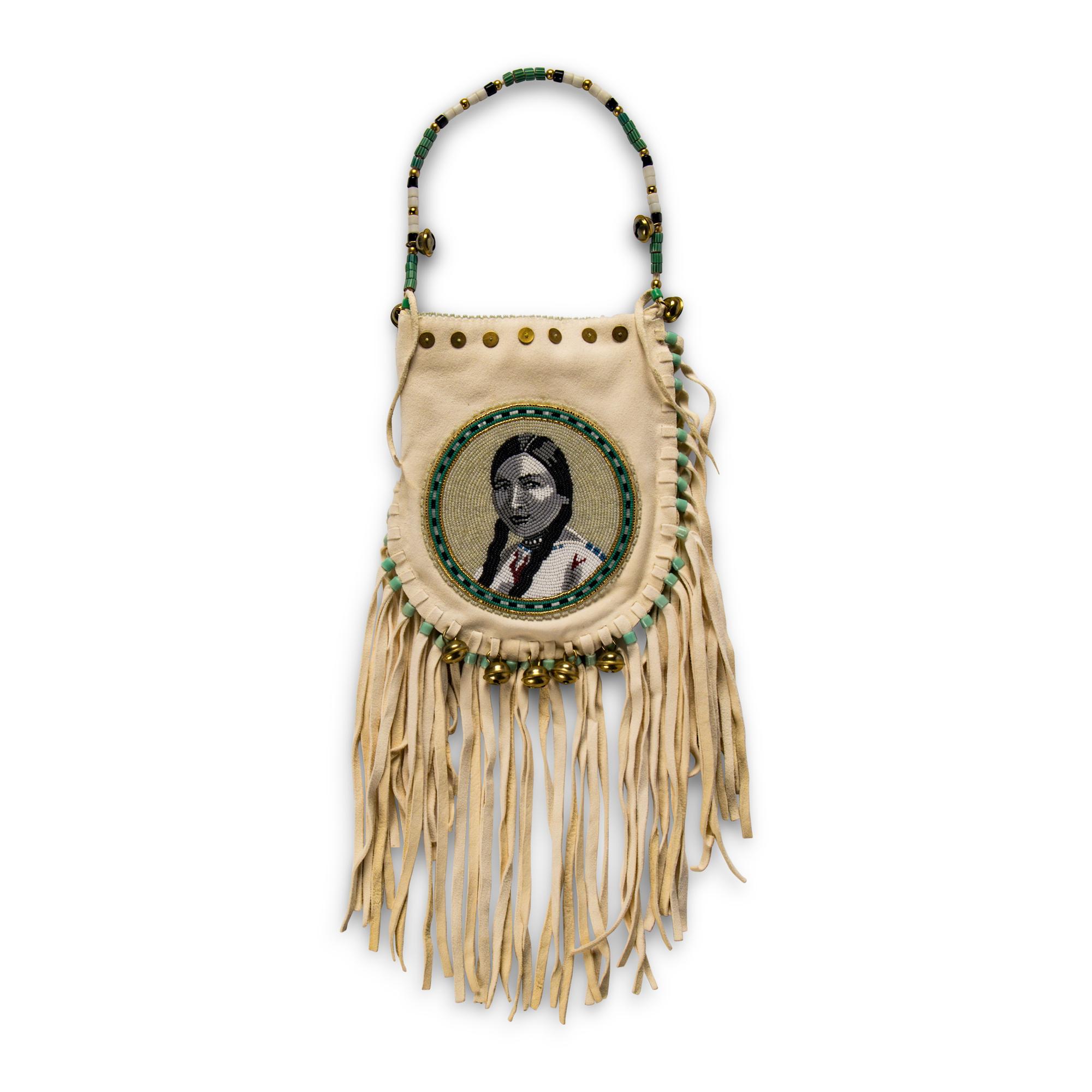 Karen Beaver (Mandan-Hidatsa-Arikara-Yupik, 20th/21st century) — Red Bird (Gertrude Simmons)