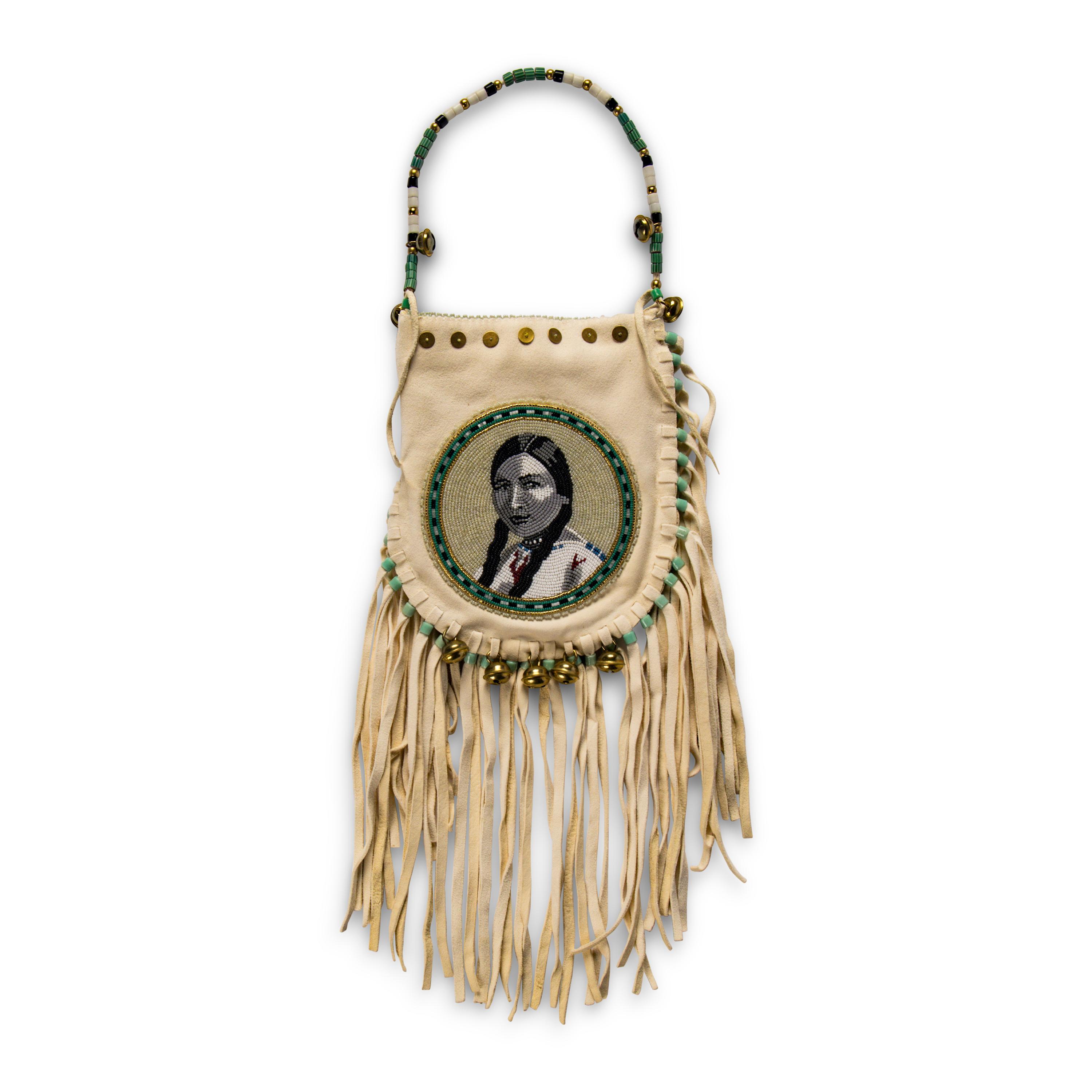 Karen Beaver (Mandan-Hidatsa-Arikara-Yupik, 20th/21st century) — Red Bird (Gertrude Simmons)