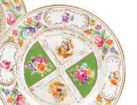 An Assembled Dresden (Schumann) Porcelain Dinner Service
