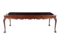 A Large George III Style Mahogany Partners' Desk