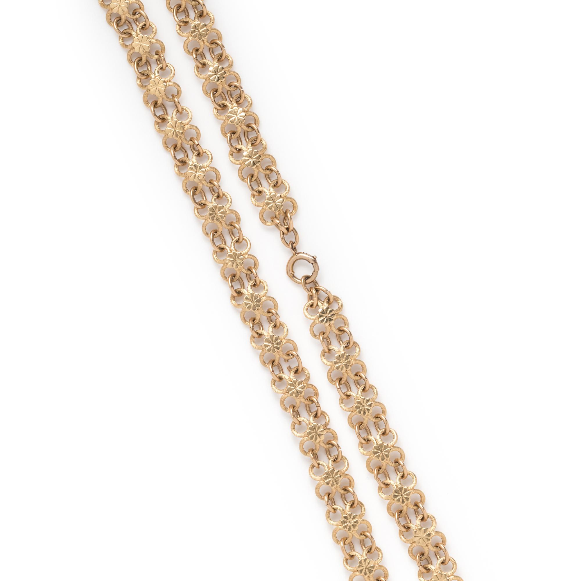 YELLOW GOLD NECKLACE