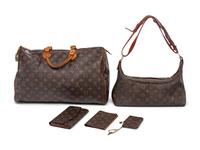 Lot of Five Louis Vuitton Monogram Accessories