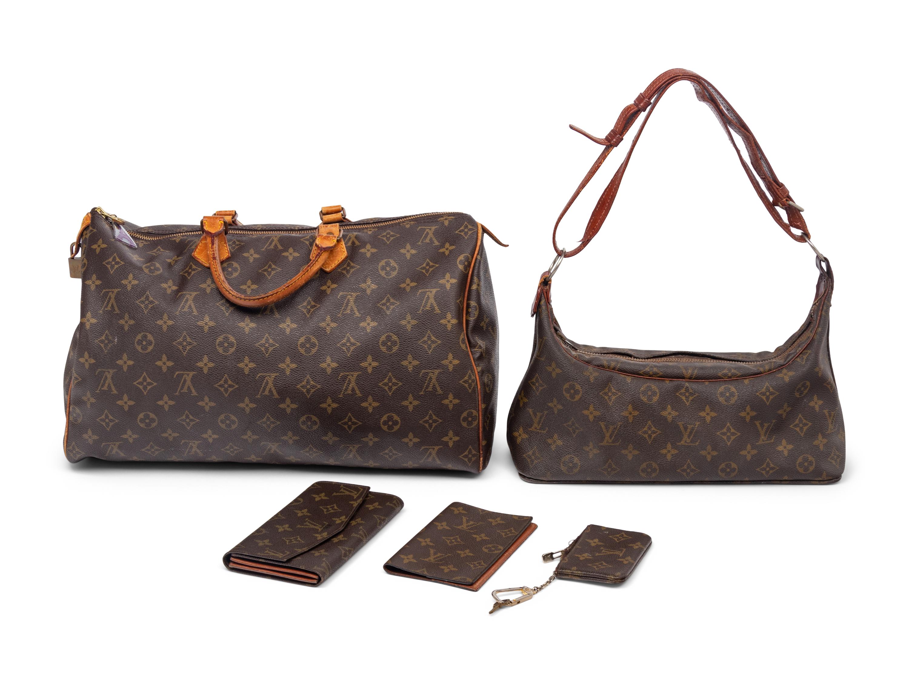 Lot of Five Louis Vuitton Monogram Accessories