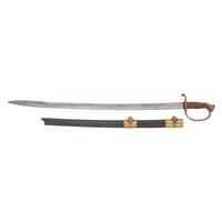 Saurbier Model 1850 Foot Officer's Sword Presented to Lt. J.C. Schoen 8th NY Cavalry & 151 NY Infantry - KIA at Cold Harbor - with CDV