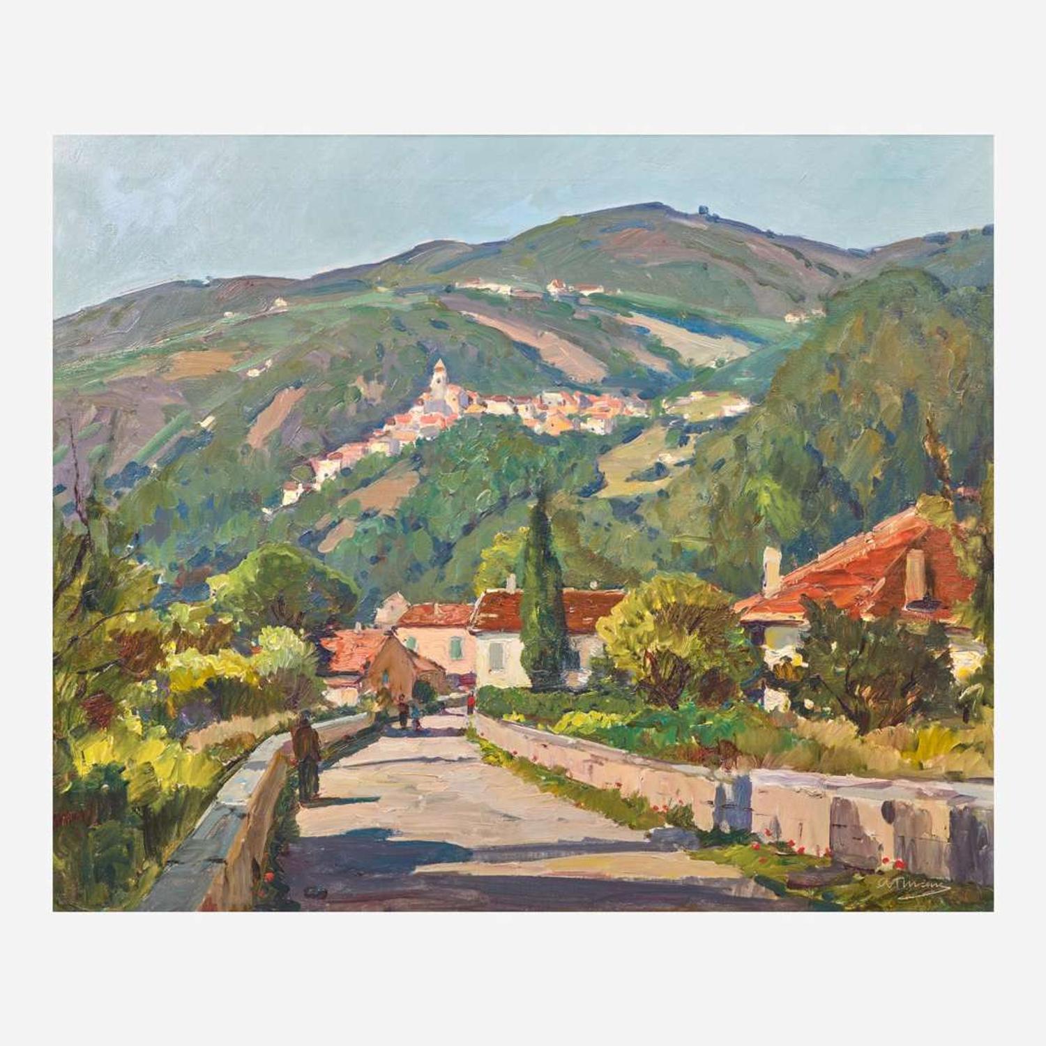 Anthony Thieme (American, 1888–1954) Route D'auribeau