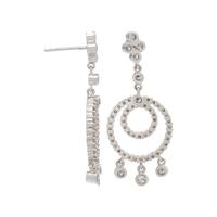 KWIAT, DIAMOND AND WHITE GOLD EARRINGS