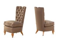 A Pair of French Art Deco Tufted Back Slipper Chairs