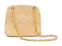 Chanel Quilted Metallic Leather Frame Bag, 1989-91