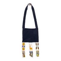 Anishinaabe Loom-Beaded Pictorial Bandolier Bag