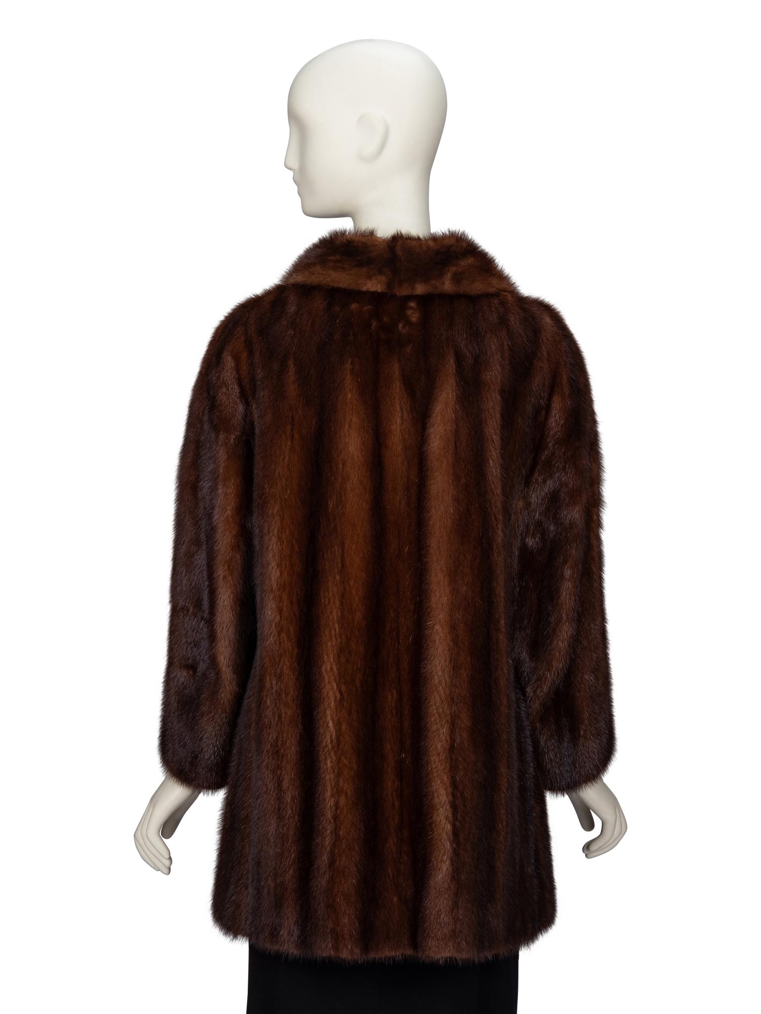 Two Fur Coats: Astrakhan and Mink