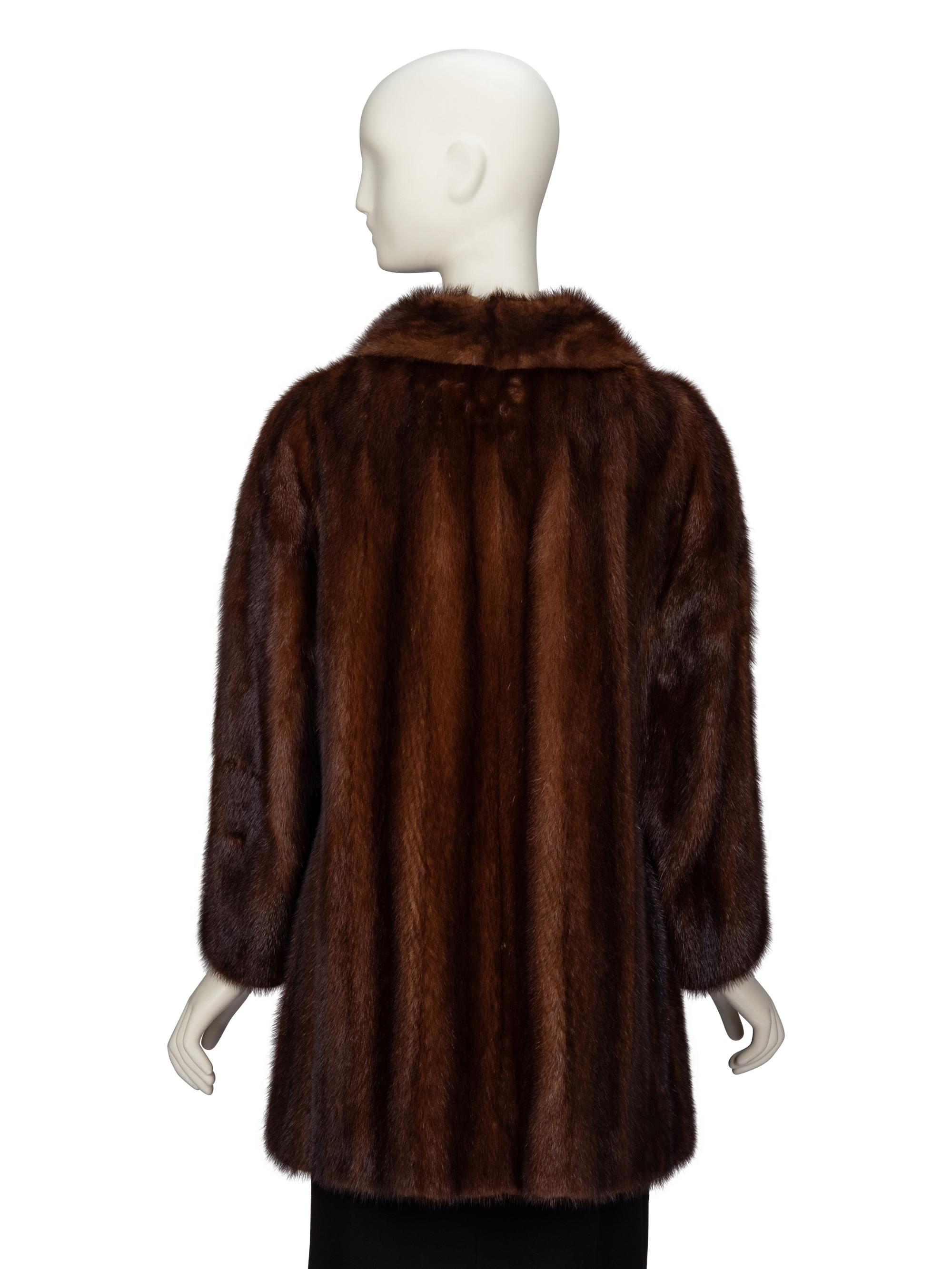 Two Fur Coats: Astrakhan and Mink