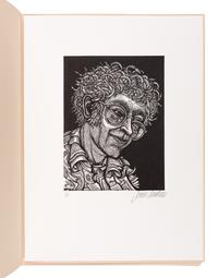 [WOOD ENGRAVERS]. Face to Face: Twelve Contemporary American Artists Interpret Themselves in a Limited Edition of Original Wood Engravings . Introduction by Leonard Baskin. Great Barrington, MA: Penmaen-Busyhaus Publications, 1985.