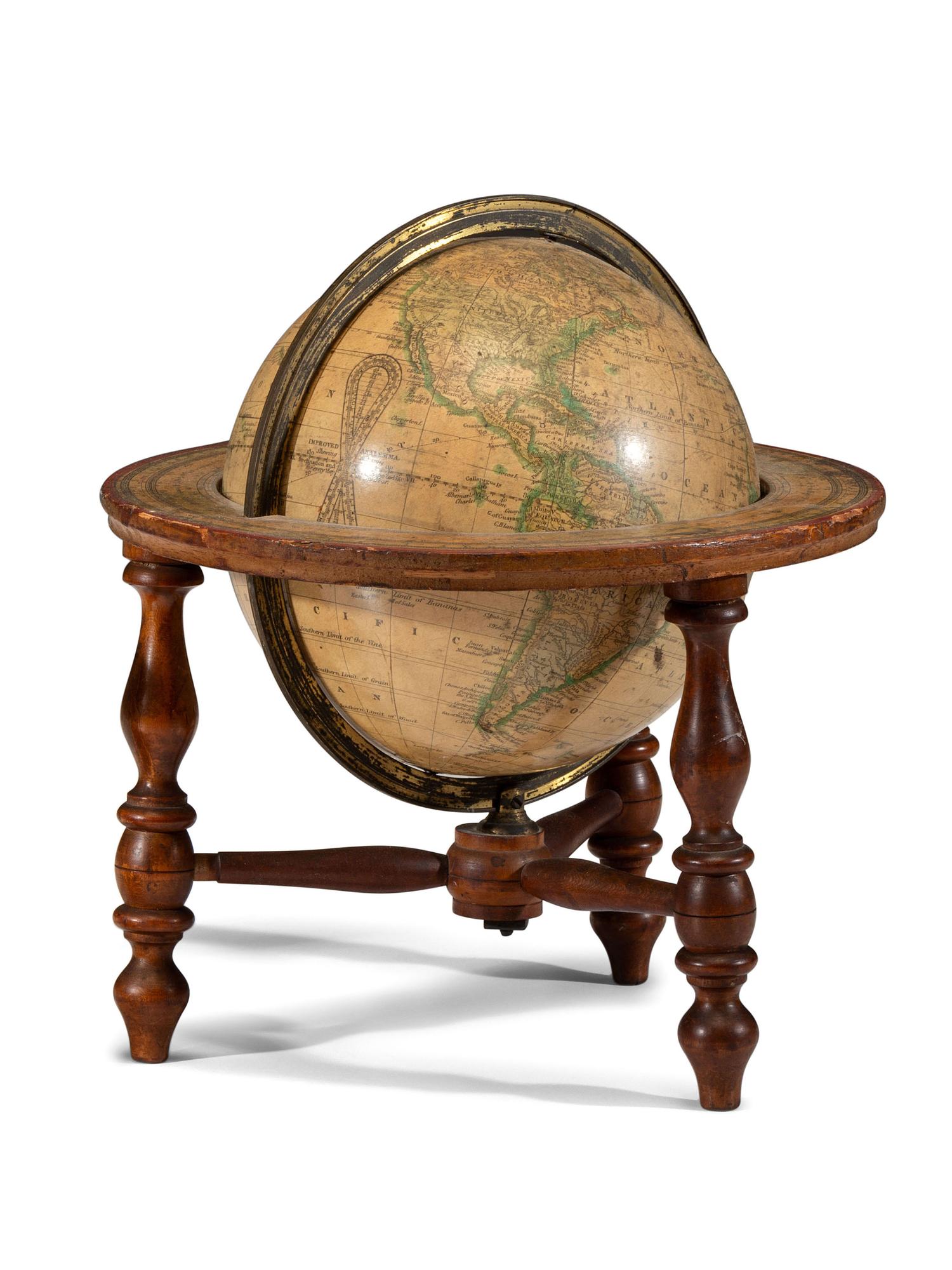 A Joslin’s Terrestrial Table Globe on Stand