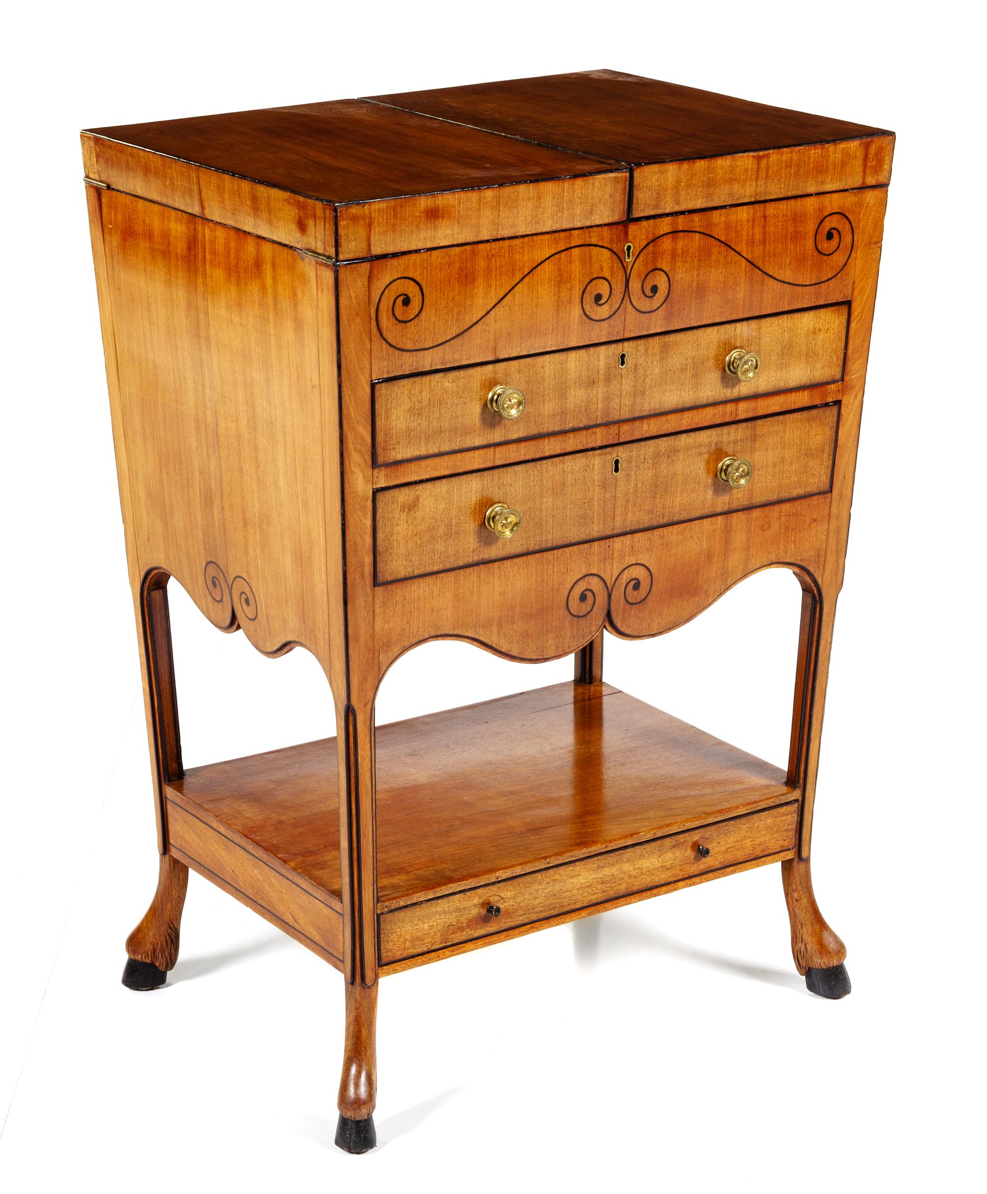 A Biedermeier Bar Cabinet