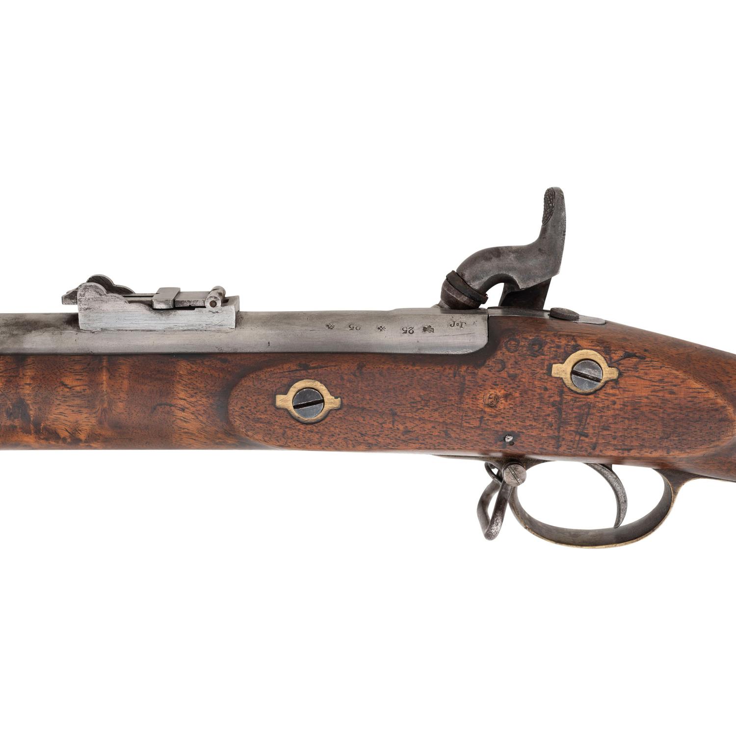 Confederate Imported British Pattern 1853 Enfield with Two Sinclair, Hamilton & Co Markings