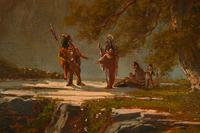 Western Scene with Indians