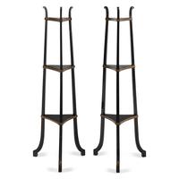 A Pair of Painted Jardiniere Stands