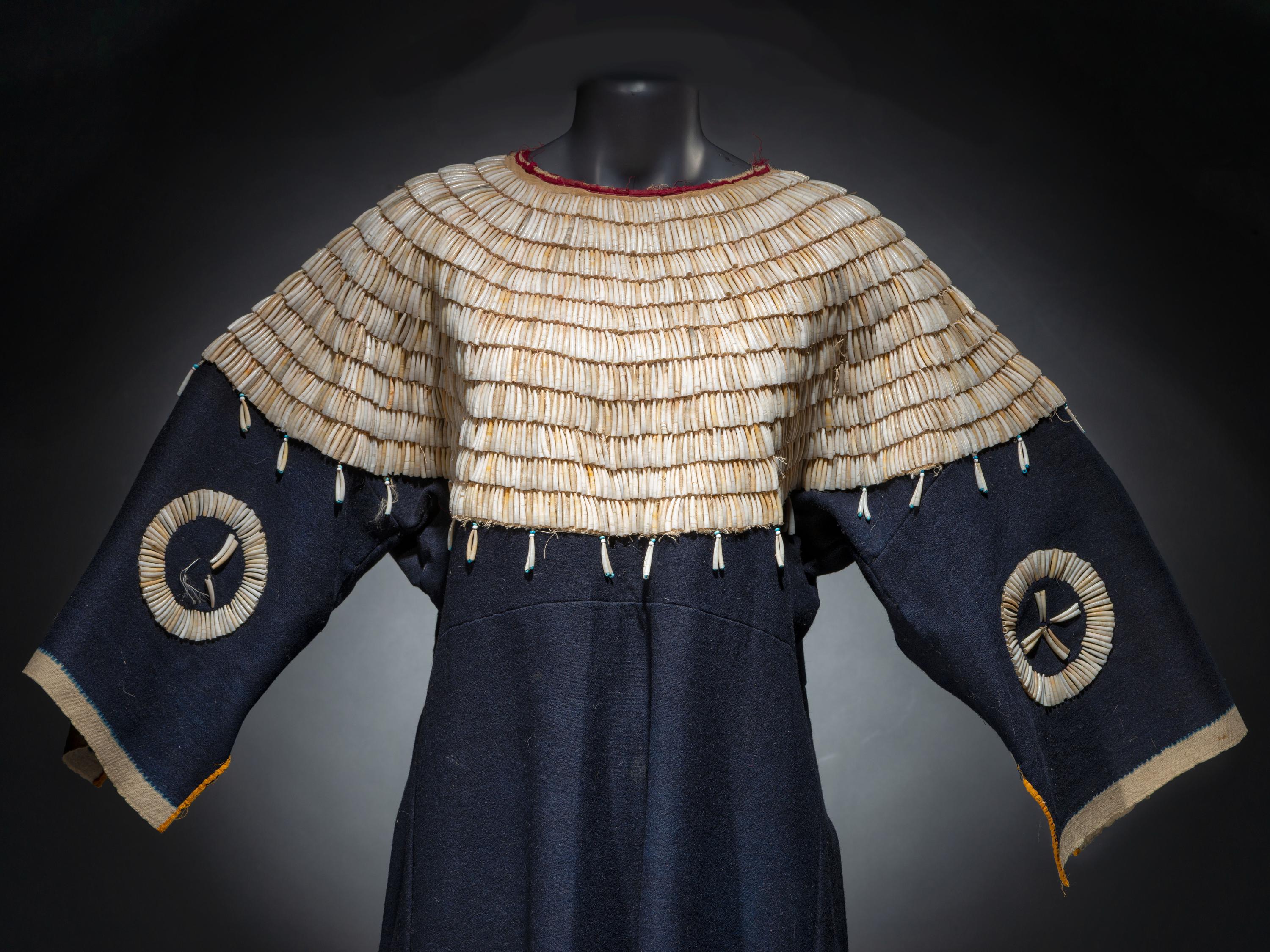 Plateau Dentalia Shell Wool Dress