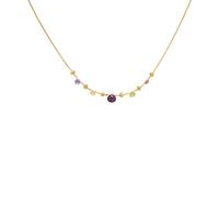 Marco Bicego, Multigem and Yellow Gold Necklace