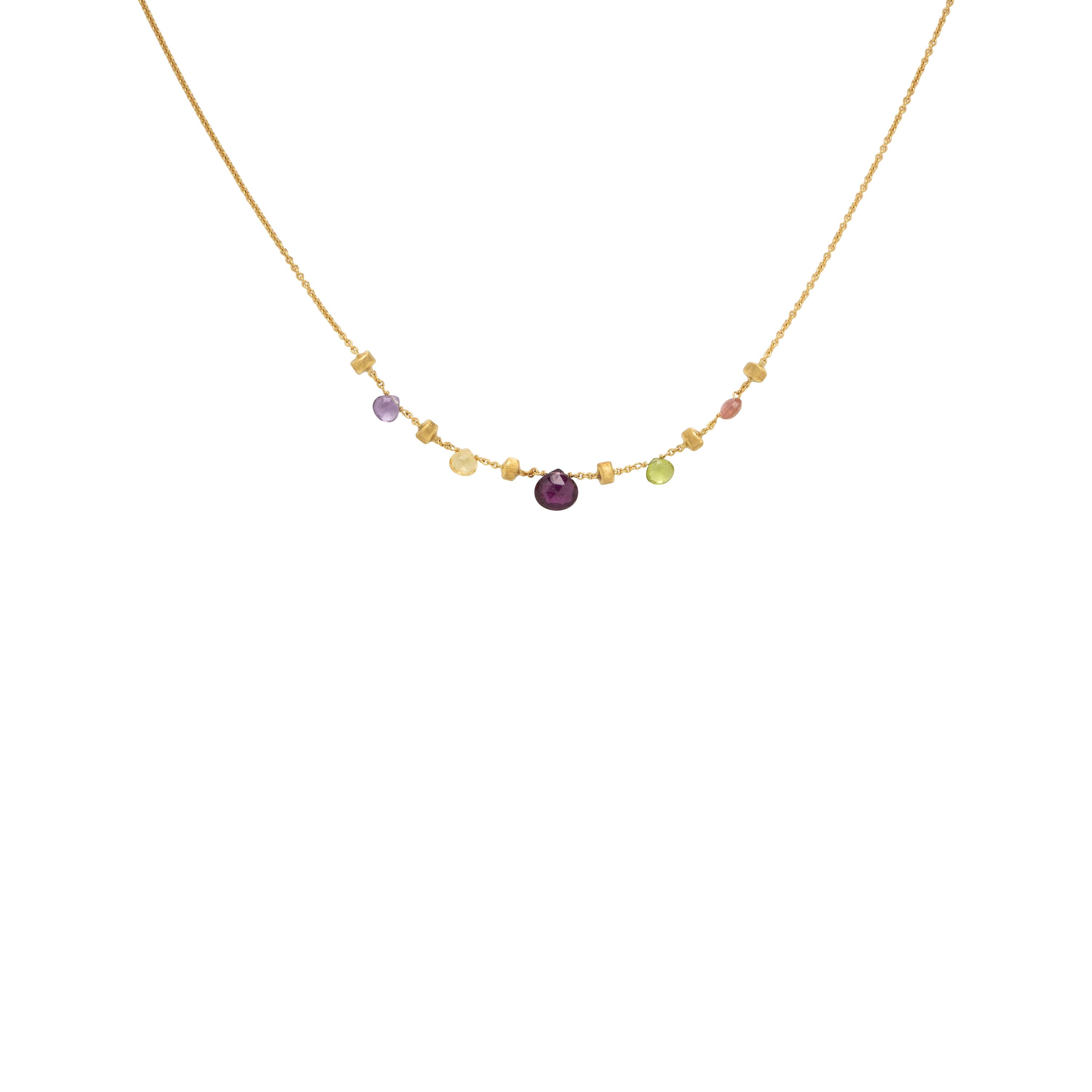 Marco Bicego, Multigem and Yellow Gold Necklace