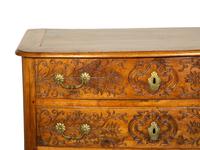 A Régence Fruitwood Bow-Front Commode