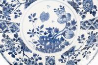 A Chinese Export Blue and White Porcelain Plate