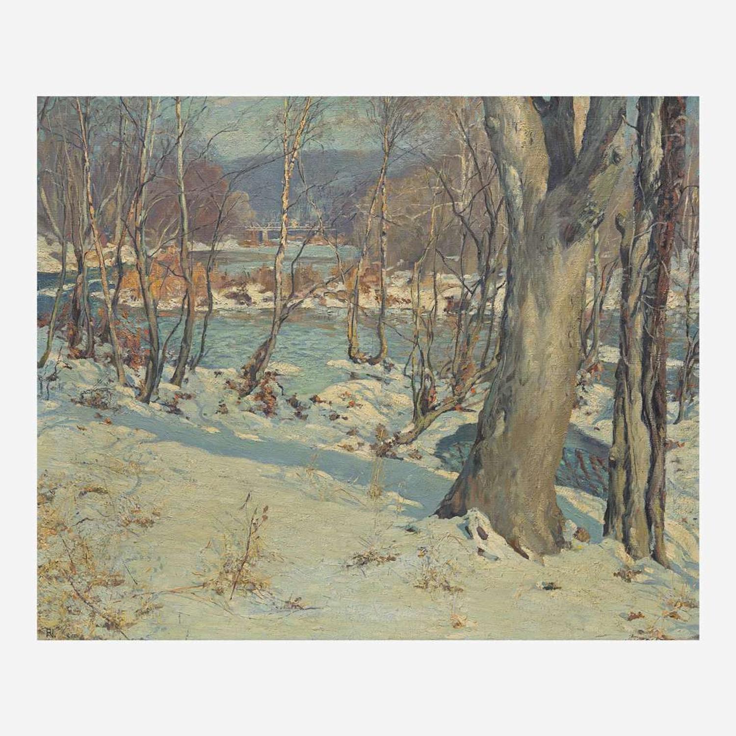 Roy Cleveland Nuse (American, 1885–1975) Neshaminy: Winter Morning