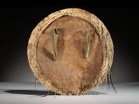 Northern Plains Painted Hide Shield Cover, with Shield