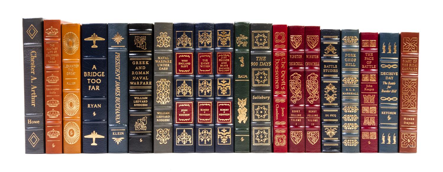 (EASTON PRESS) A group of 44 books.