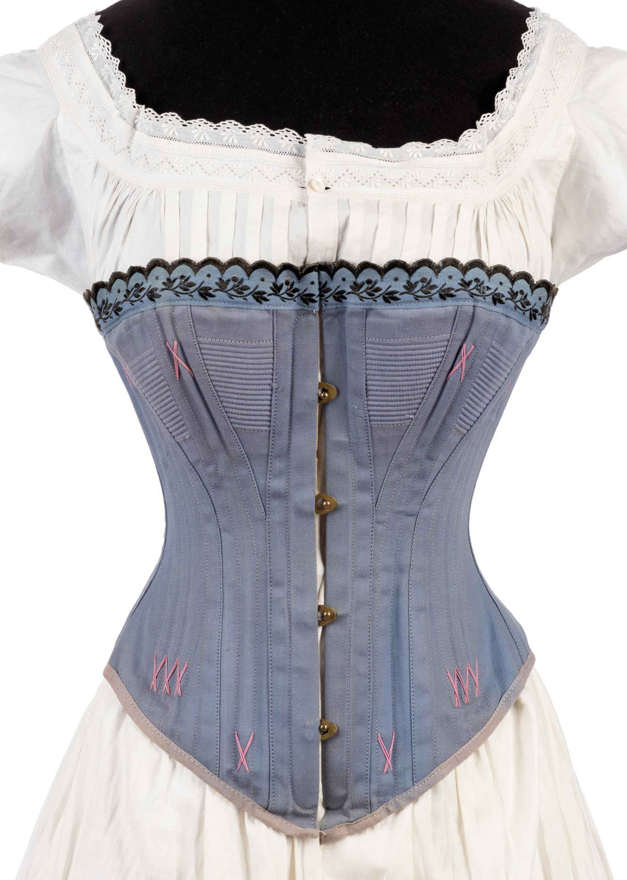 Three 19th and Early 20th Century Corsets, 1870-1905