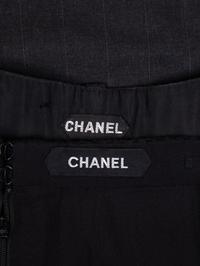 Two Chanel Haute Couture Items: One Pair of Pants, One Skirt, 1980-2000s
